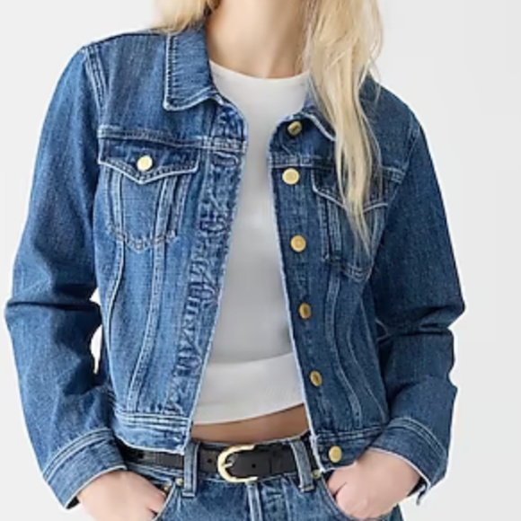 J. Crew Jackets & Coats J Crew Jean Jacket Size Large Poshmark
